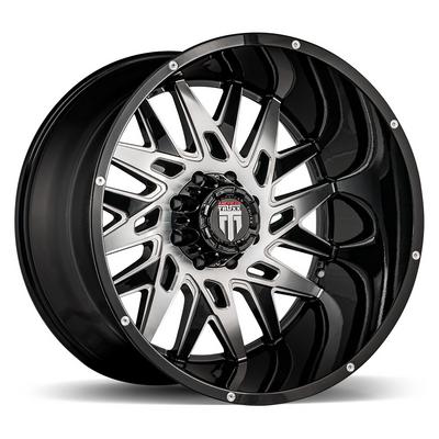 American Truxx AT184 DNA Wheel, 26x14 with 6 on 135 Bolt Pattern - Black / Machined - 184-26436BM76